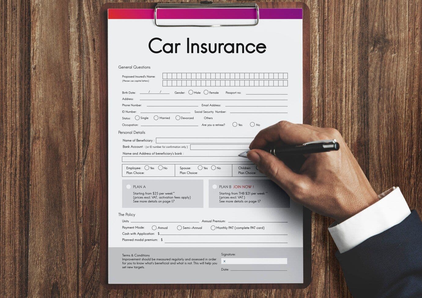 Are you covered under personal insurance when renting a car?